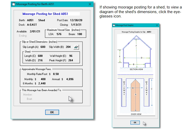 View Posting Information